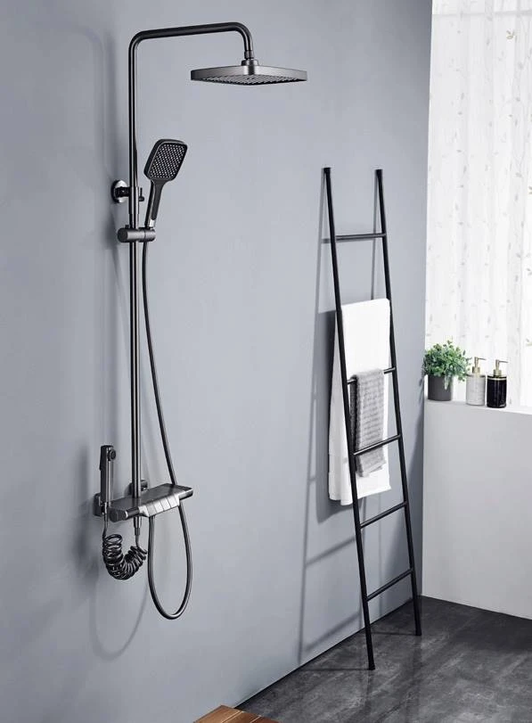 Shower set Water plated gun grey DG10745-S-HW-GDQH