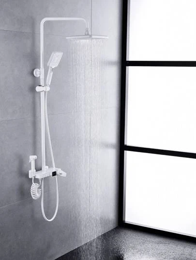Shower Set Frosted white DG06345-S-HW-MSB