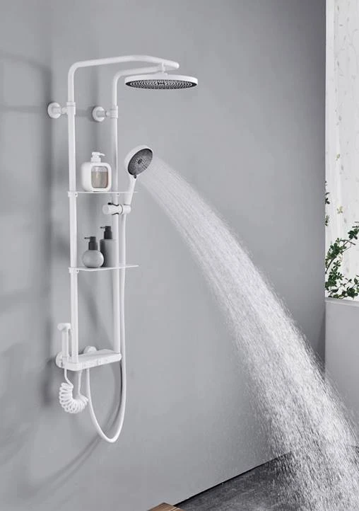Shower Set Frosted white DG12195-MSB