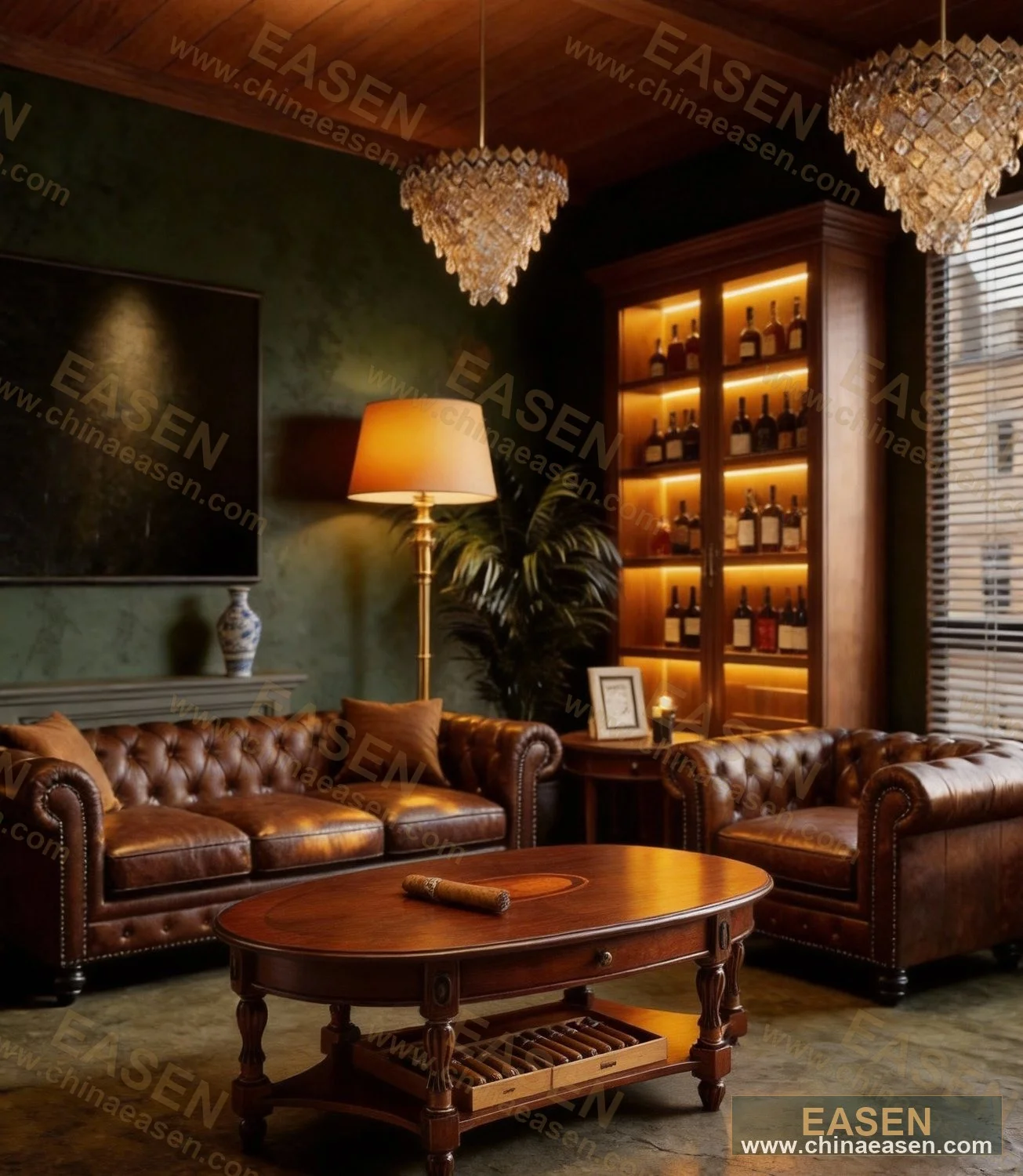 YS-B21 — Cigar Lounge Furniture No.01