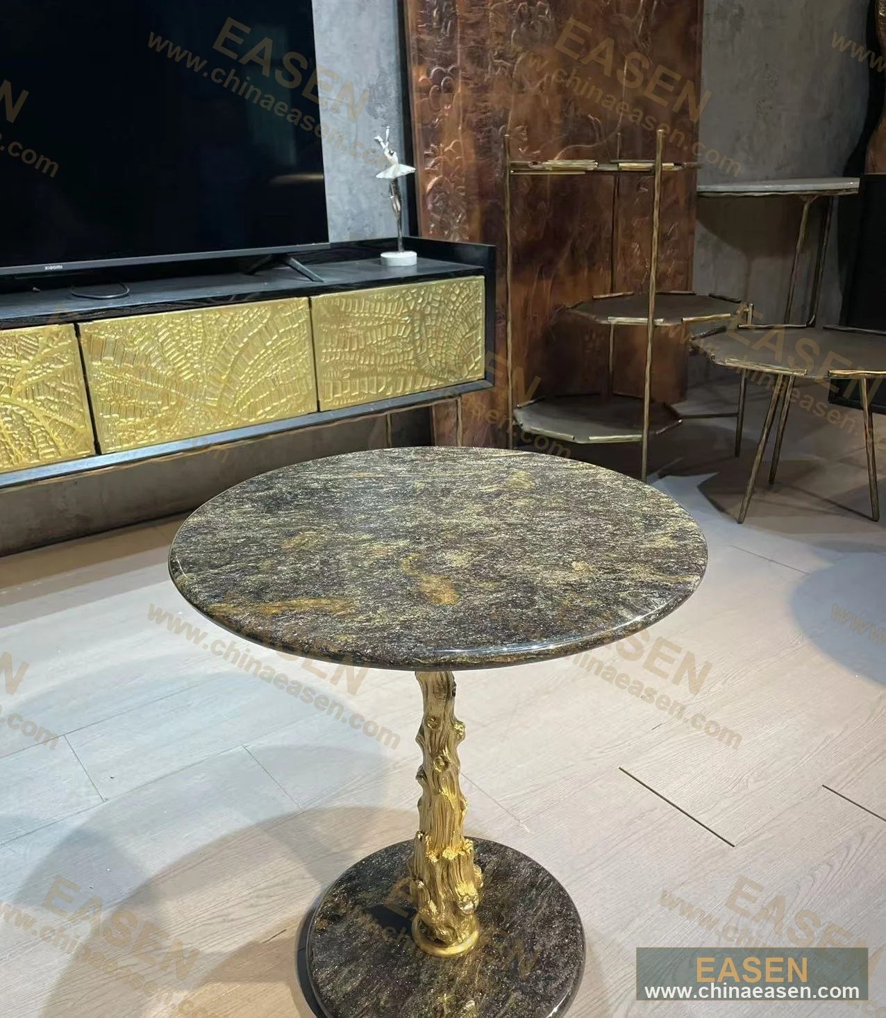 YS-C03 — Premium Velvet Long Table