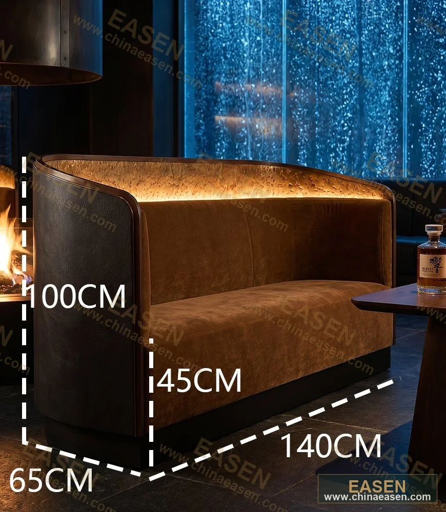 YS-R18 — Premium Velvet Banquette Sofa Set