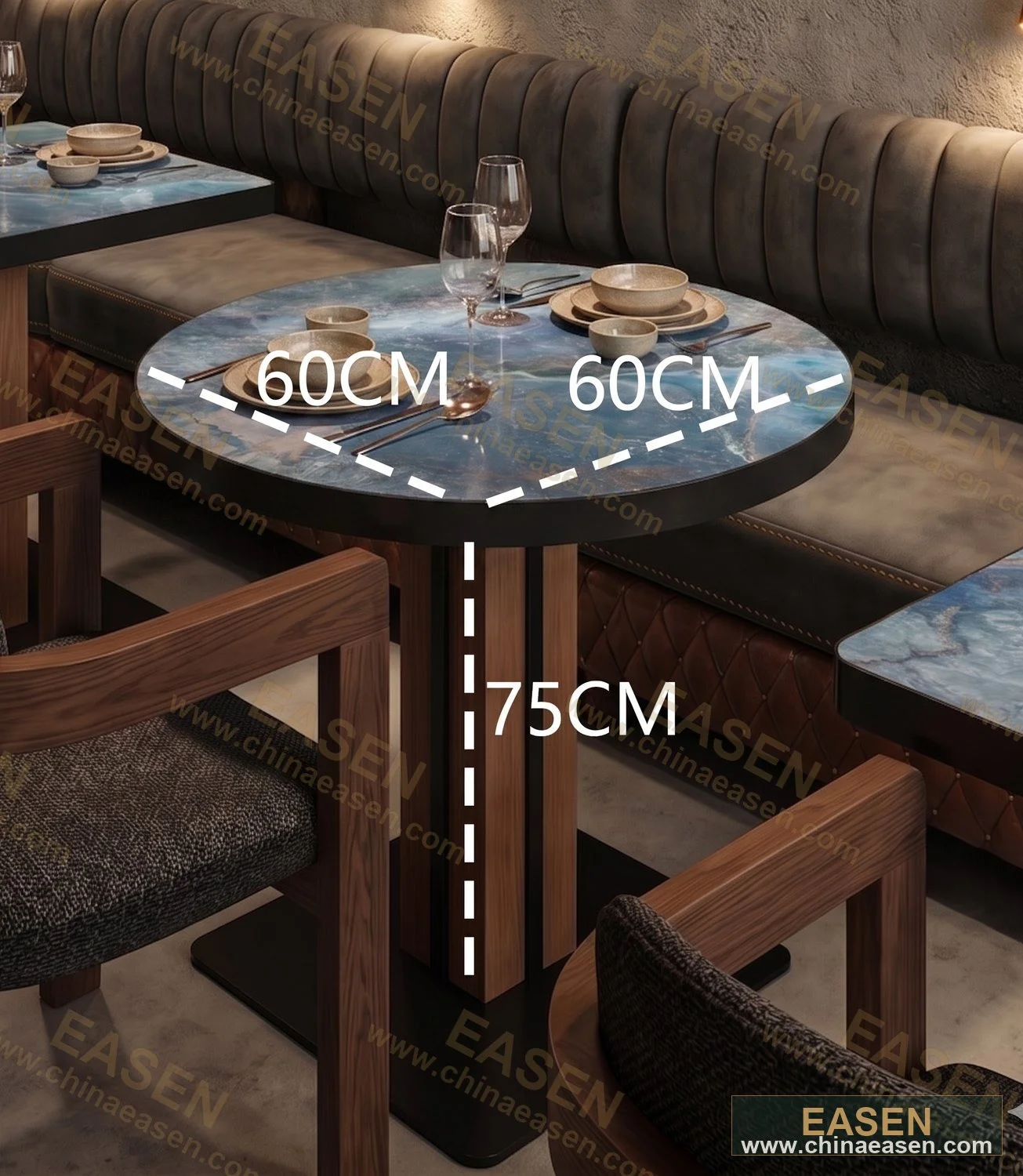 YS-R05 — Premium Velvet Banquette Sofa Set