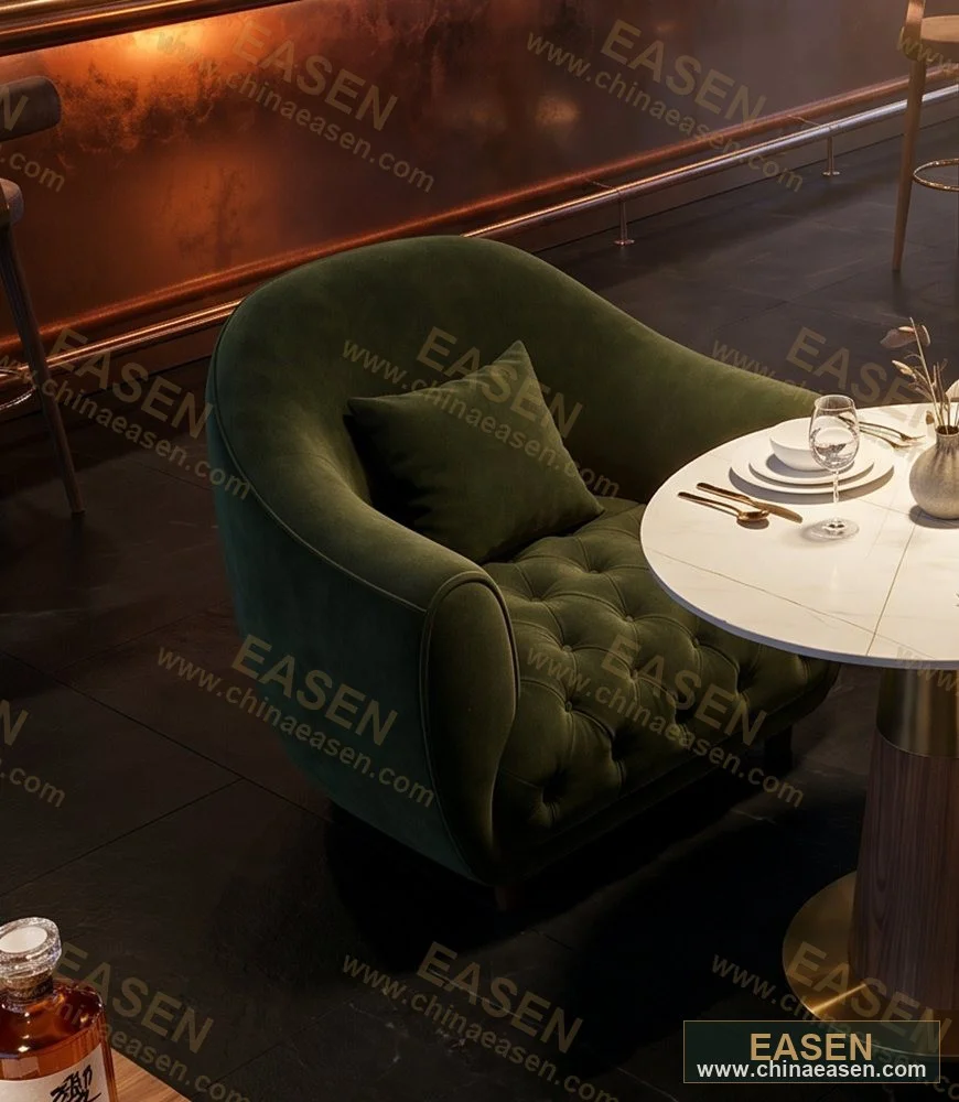 YS-R21 — Premium Velvet Round Table Set