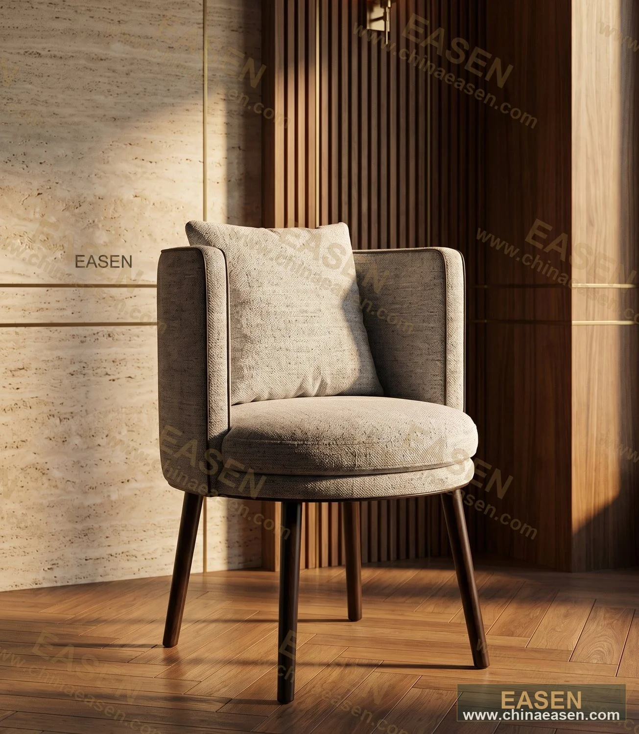 YS-D17 — Velvet Single Chair Style D
