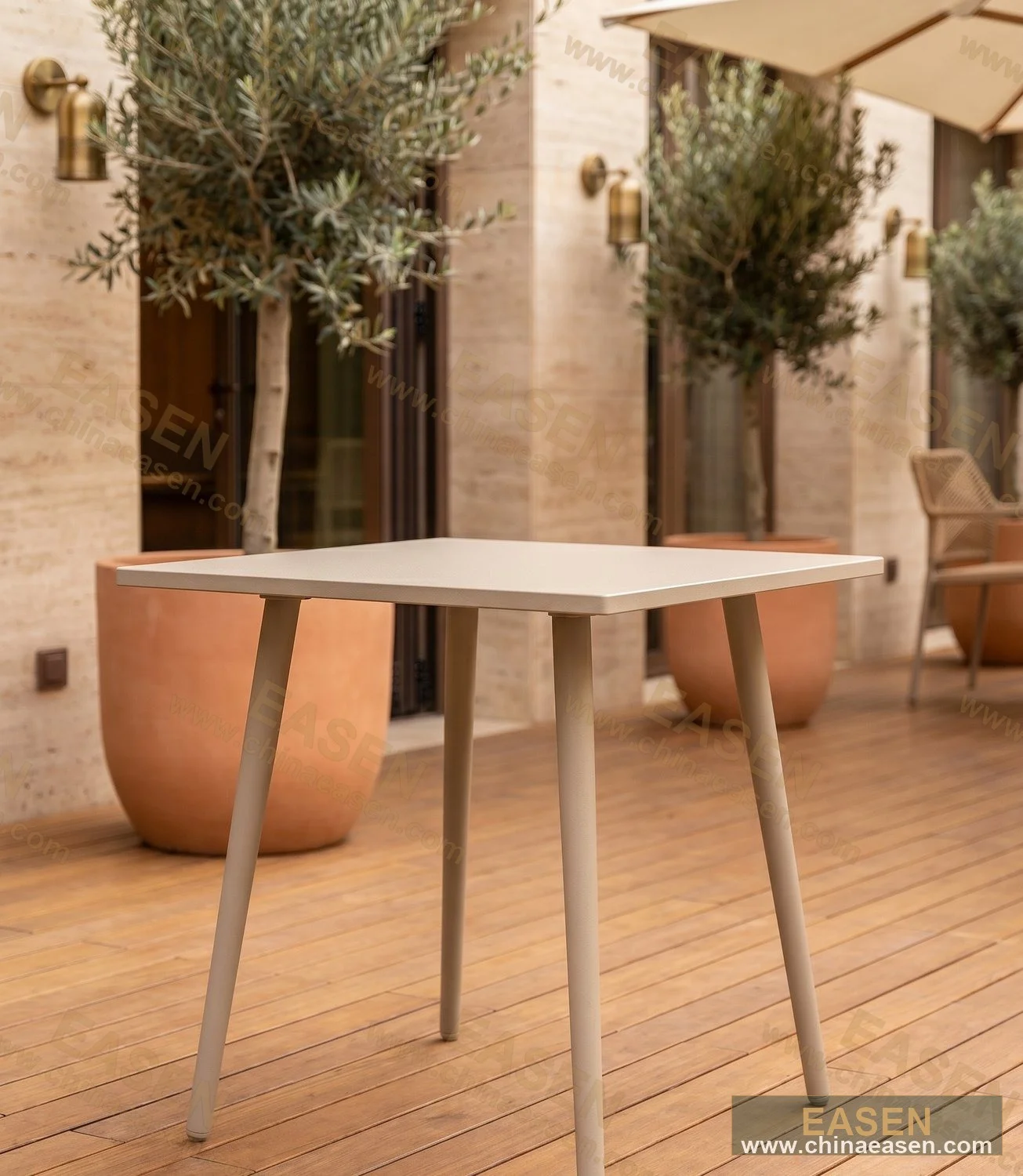 YS-O018 — Cream Square Table