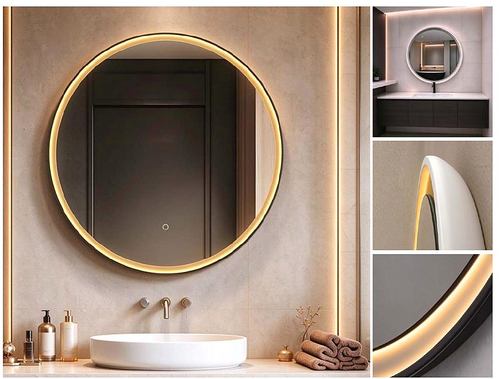 LED ogledalo Orbit