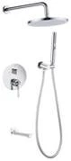 Concealed single-lever twist knob 3-outlets shower valve DG07883
