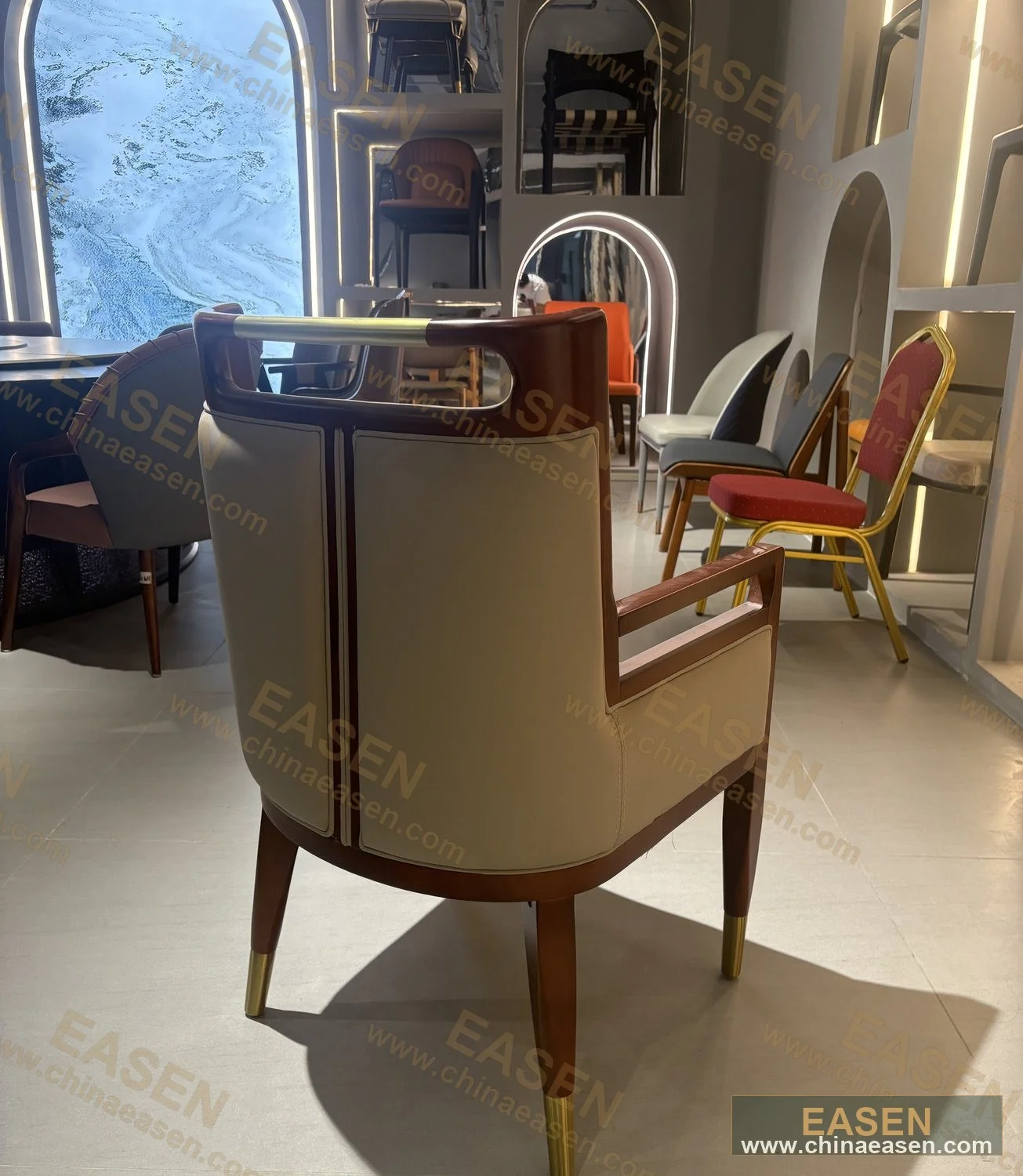 YS-P132 — Real-Photo Dining Chair 62