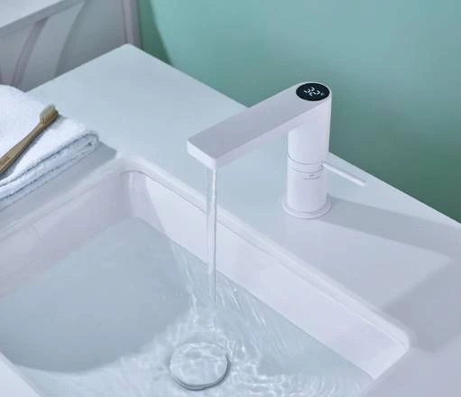 Basin mixer Frosted white DG03410-1-MSB
