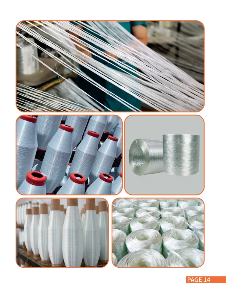 Fiberglass yarn