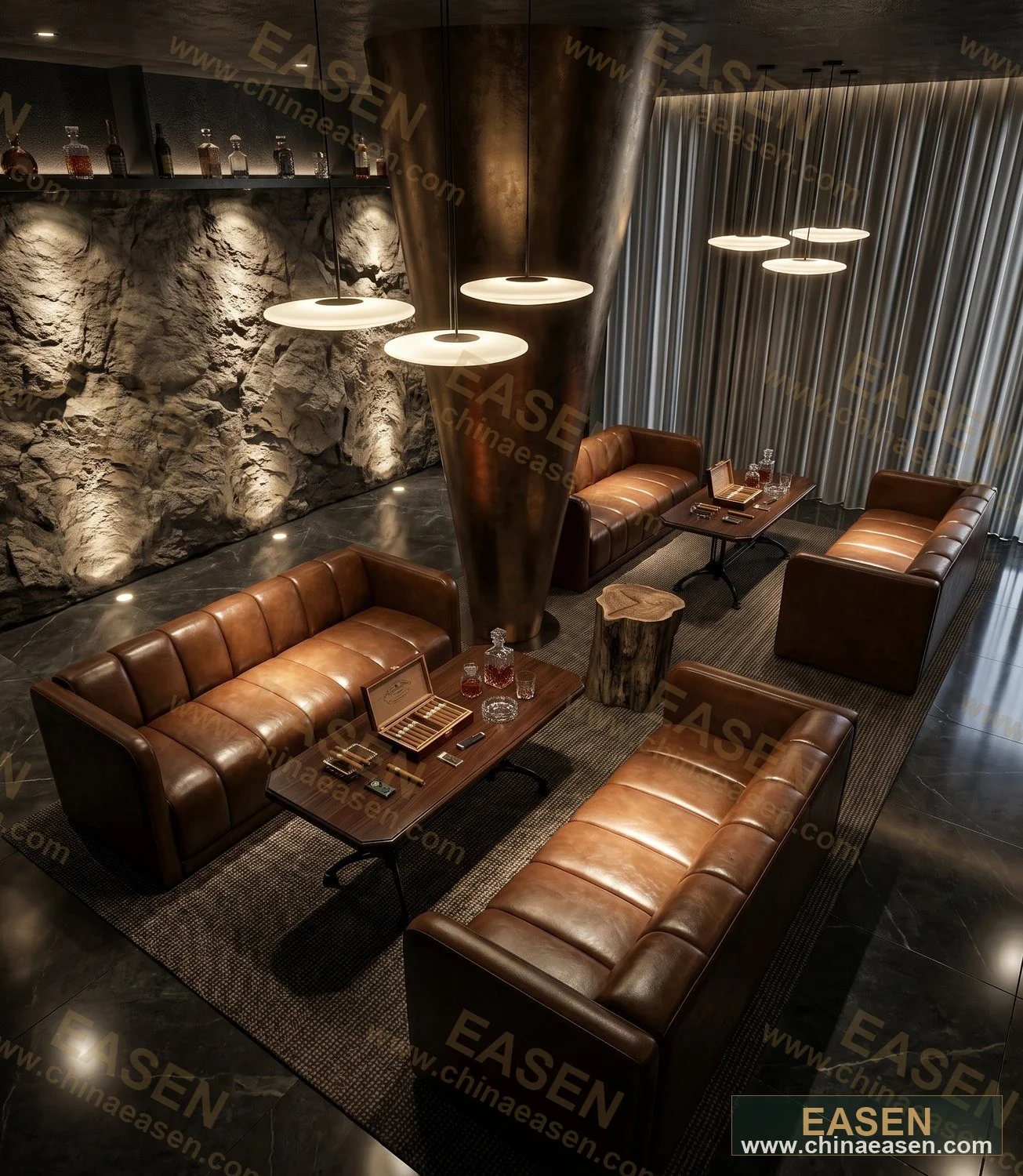 YS-B64 — Cigar Lounge Furniture No.44