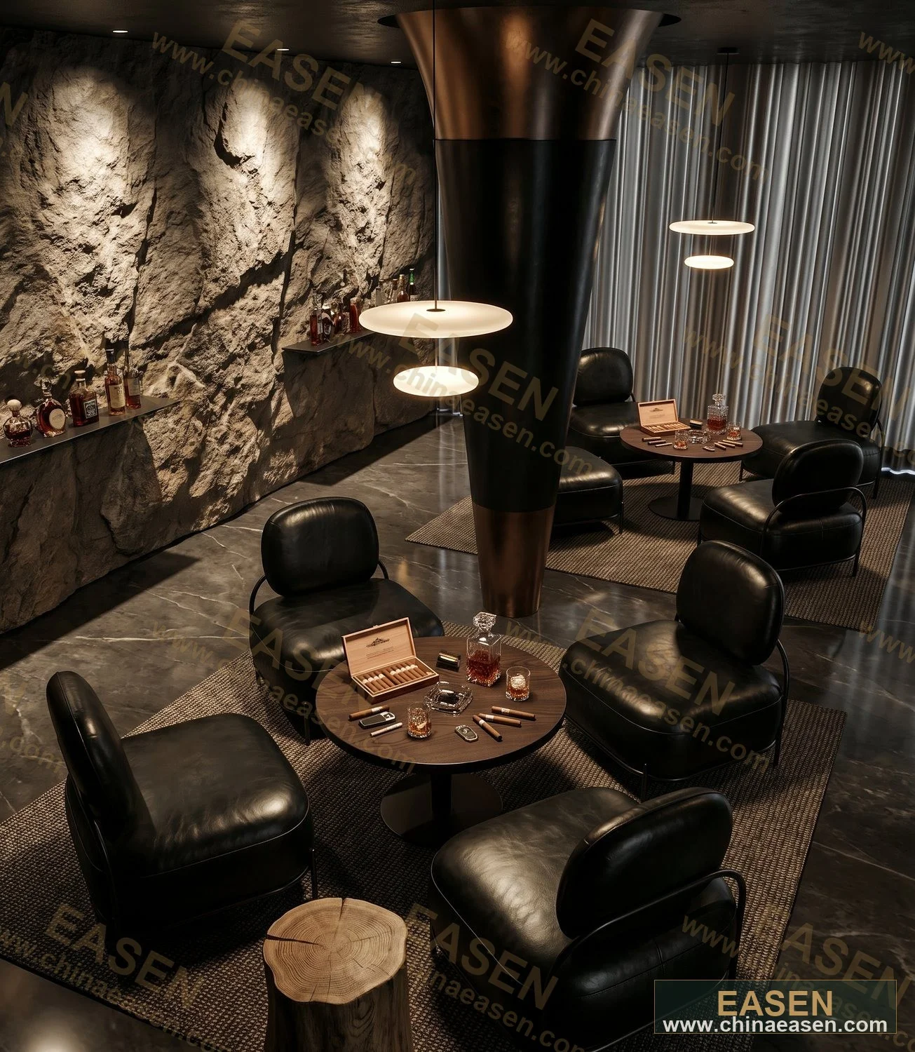 YS-B65 — Cigar Lounge Furniture No.45