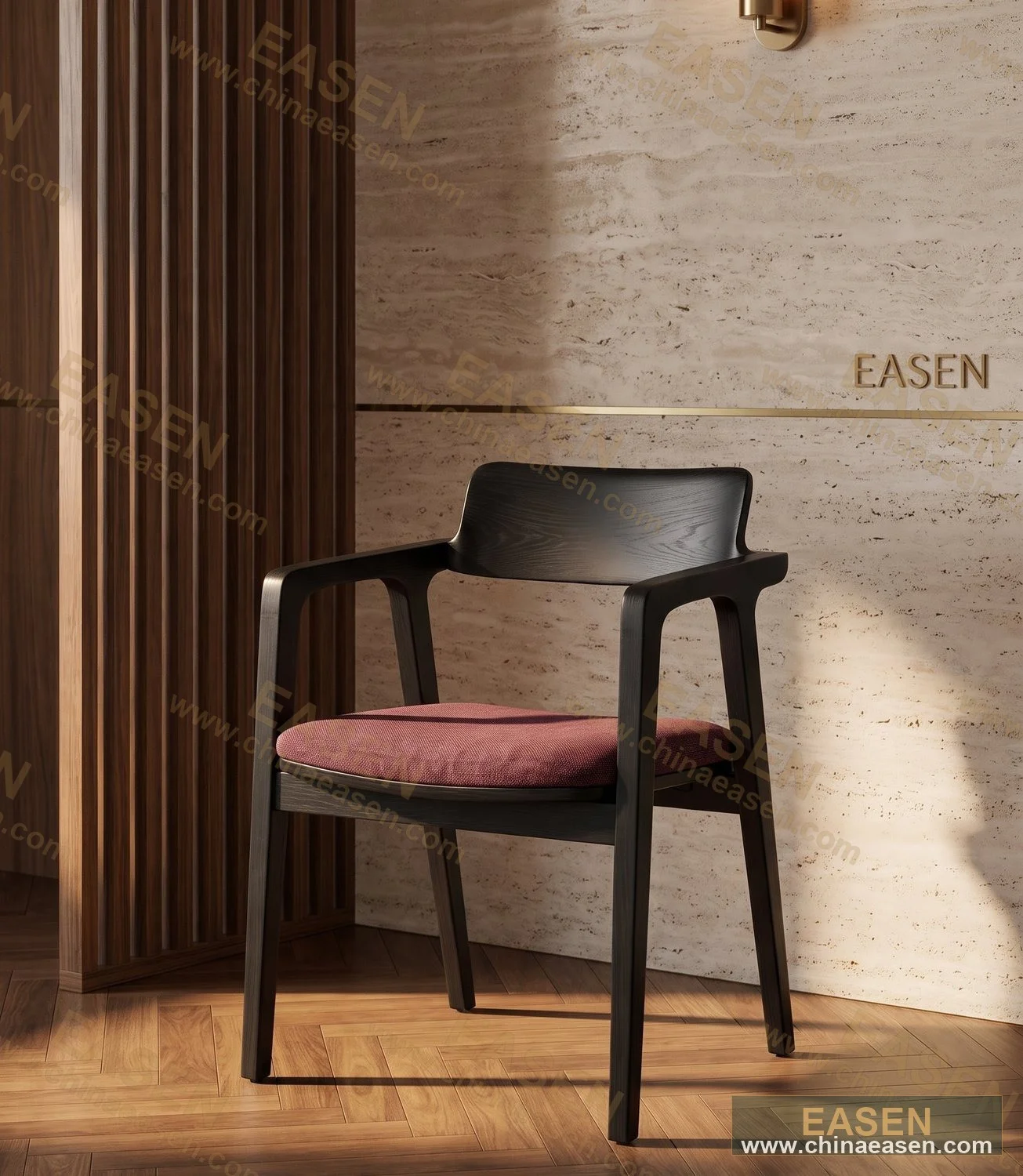YS-D21 — Velvet Single Chair Style F